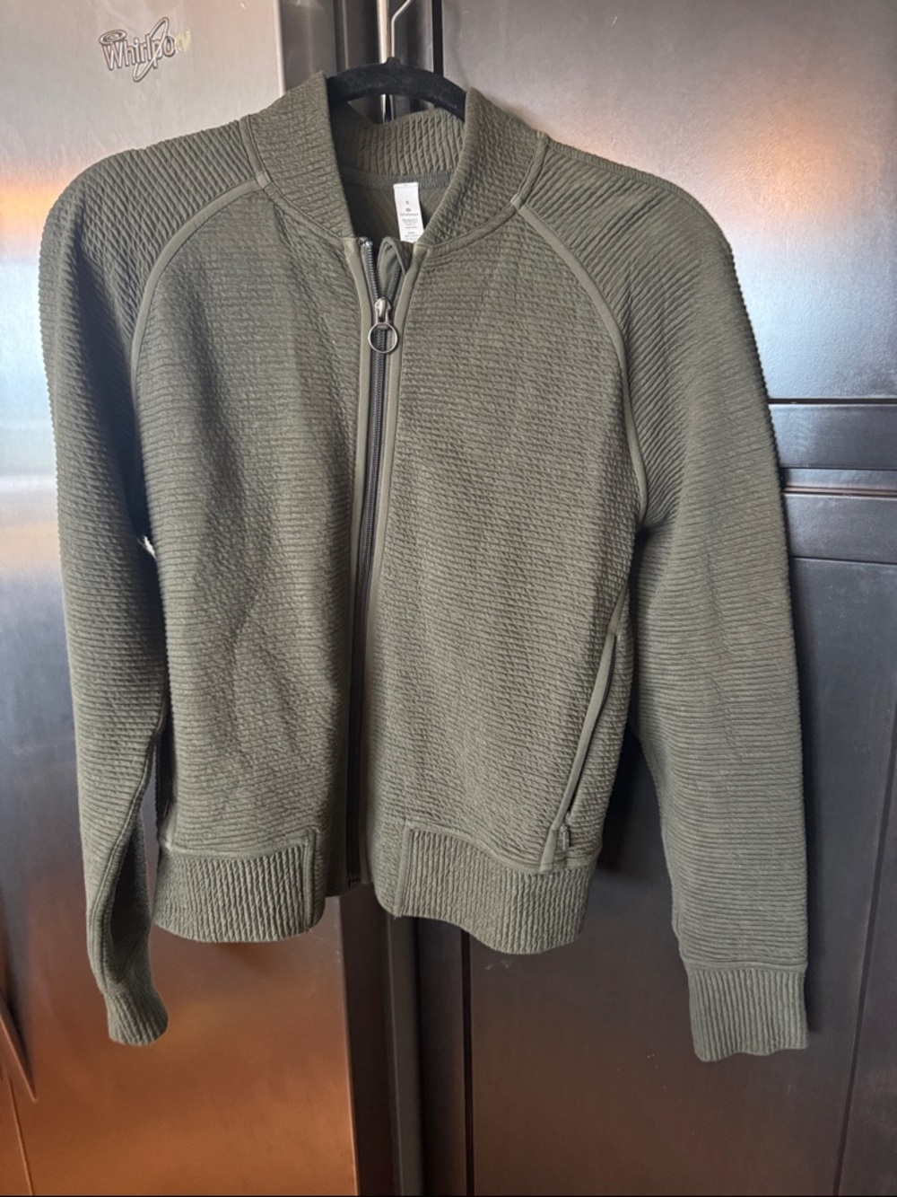 lululemon athletica Olive Green Bomber Jacket